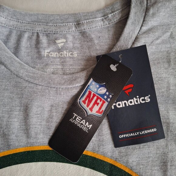 NWT T Shirt Green Bay Packers NFL Football Fanatics Team Apparel Size L Large - Picture 6 of 9